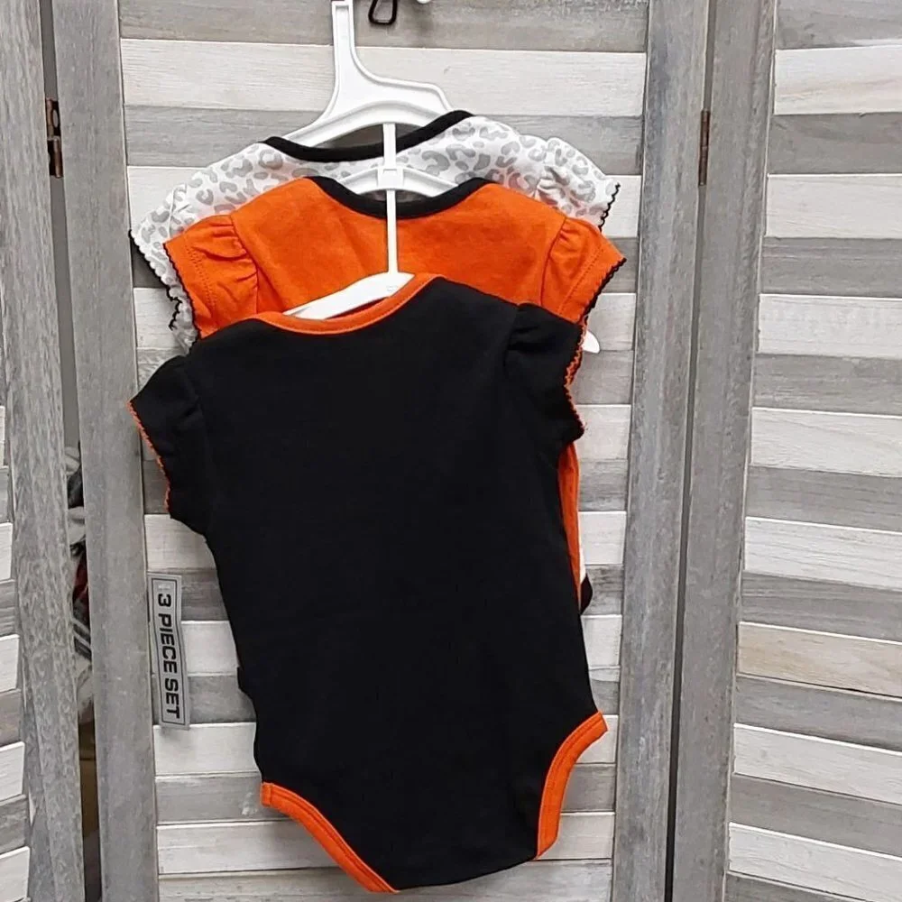 MLB San Francisco Giants Infant Girls’ 3‑Pack Bodysuits | 6–9 Months